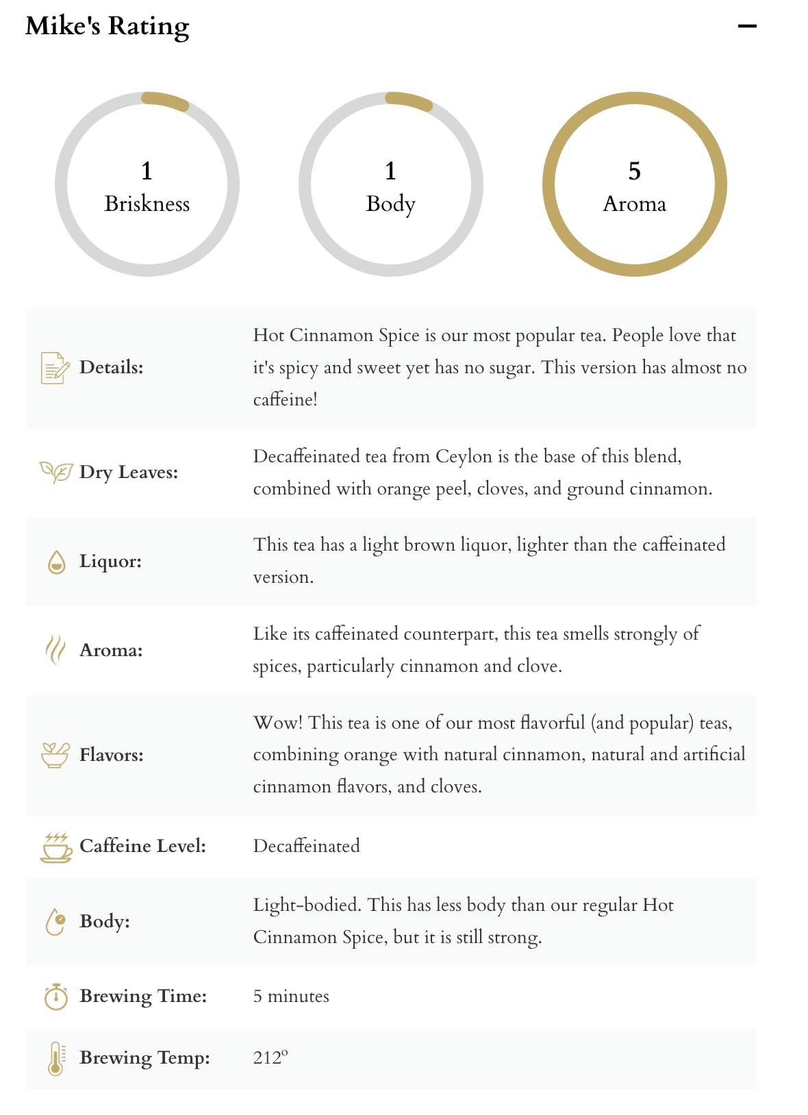 Harney and Sons Decaf Hot Cinnamon , Decaf Flavored Black 20 Sachets per Tin 1.4oz - Image 4