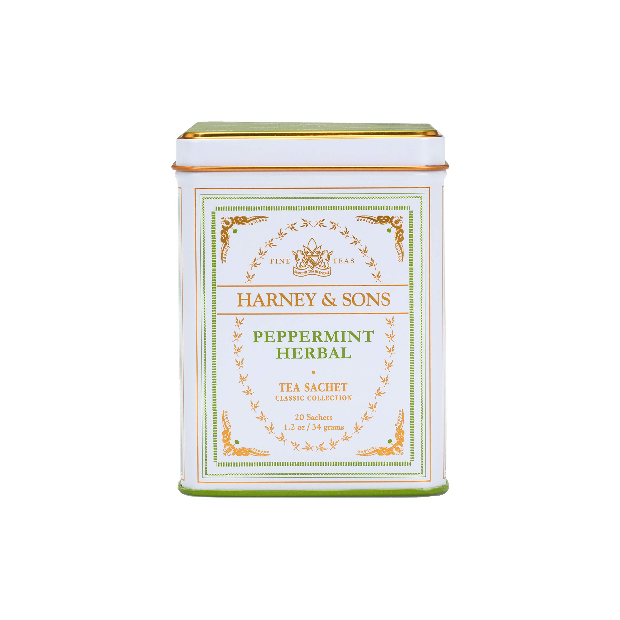 Harney and Sons Peppermint Tea, 20 Sachets 1.2 oz - Image 6