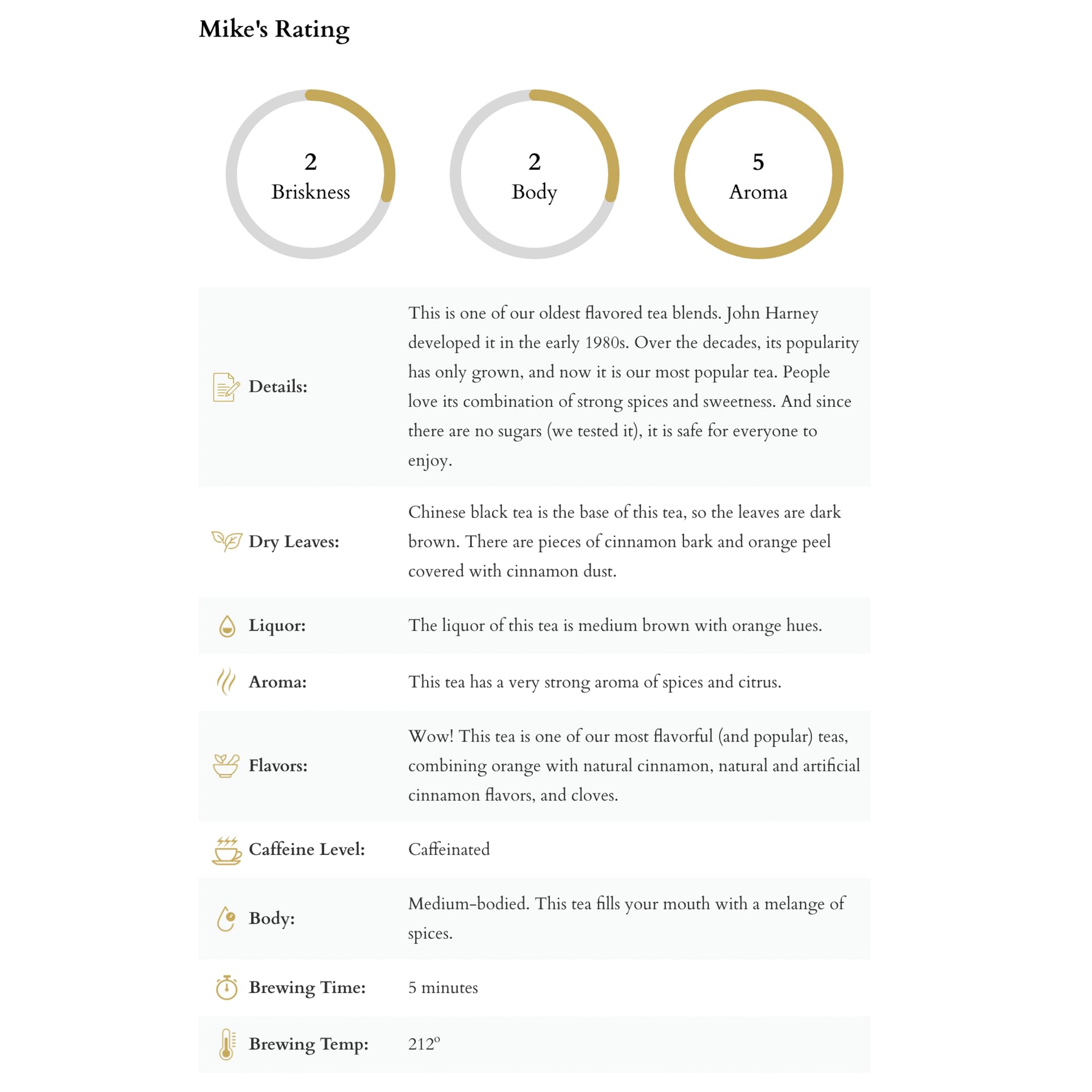 Harney & Sons Caffeinated Hot Cinnamon Sunset Black Tea with Orange and Cloves Tin 20 Sachets (Pack of 1) - Image 6