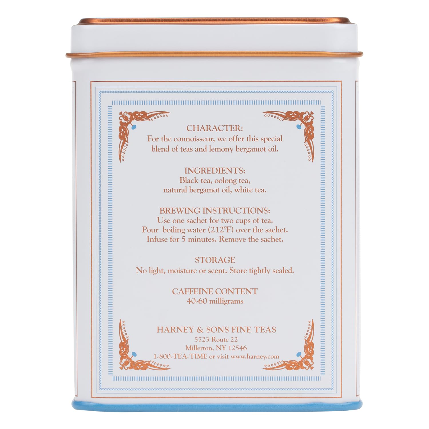 Harney & Sons Earl Grey Supreme, Black Tea, 20 Sachets - Image 3