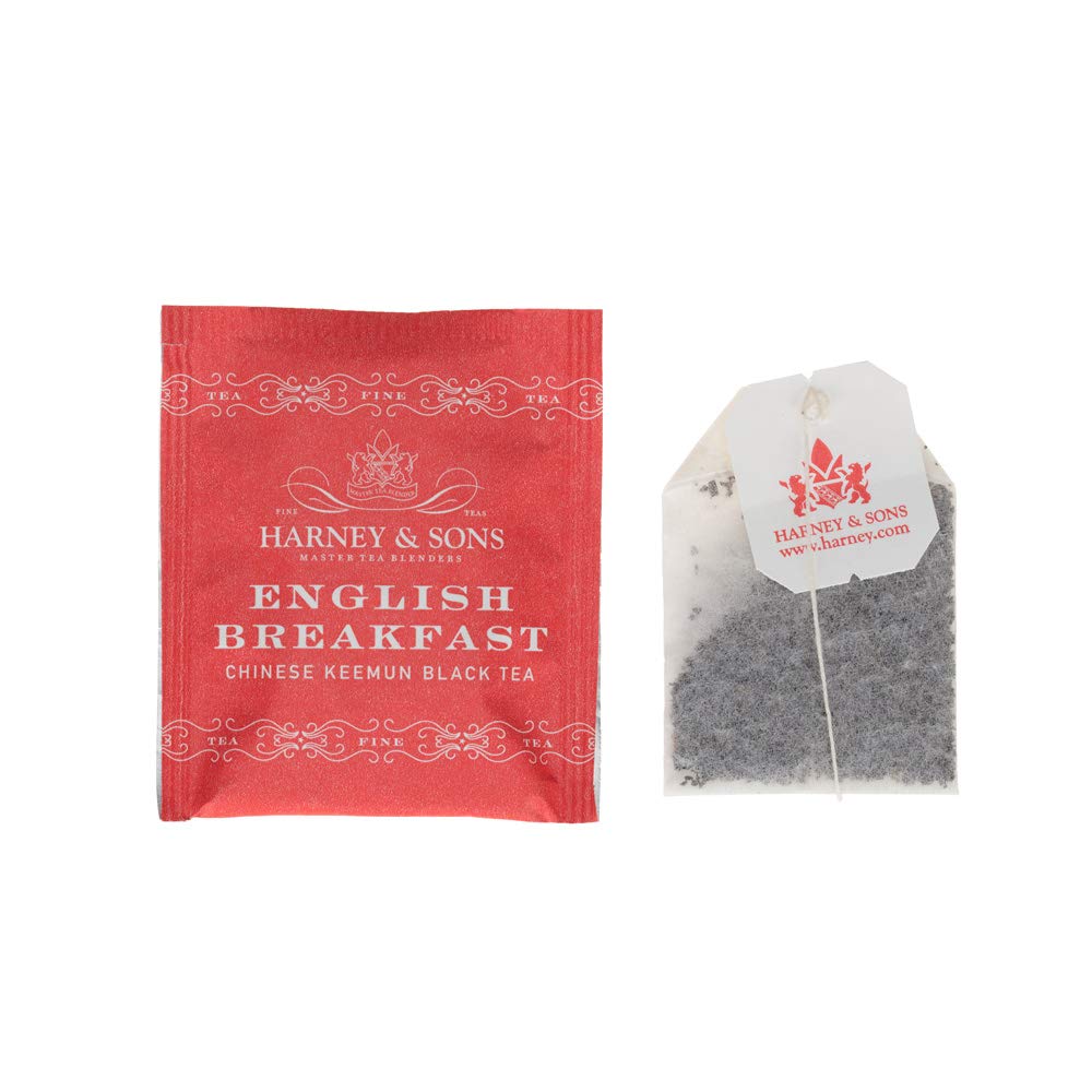 Harney & Sons English Breakfast Black Tea, 50 Tea Bags – Classic Keemun Blend for Bold, Full-Bodied Flavor, Kosher - Image 5