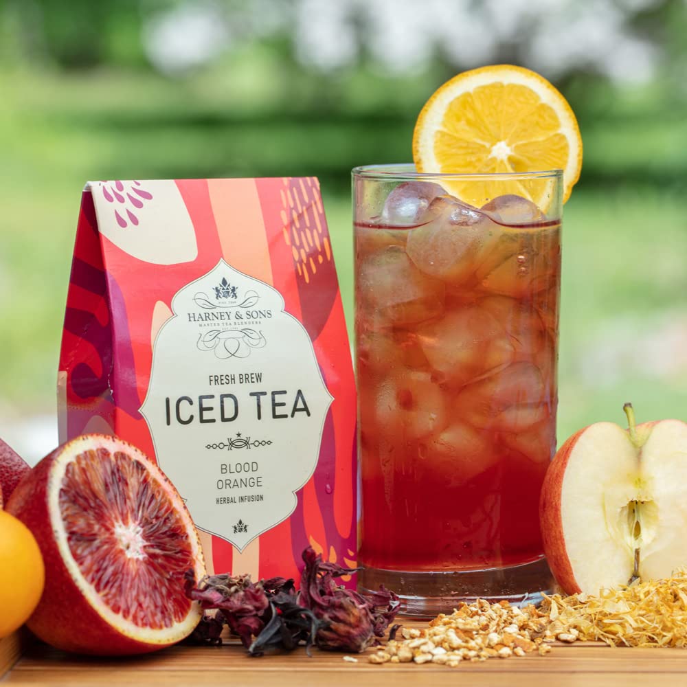 Harney & Sons Fresh Brew Iced Tea Sampler, 4 boxes with 3 bags each, Brews 24 quart of Tea - Image 3