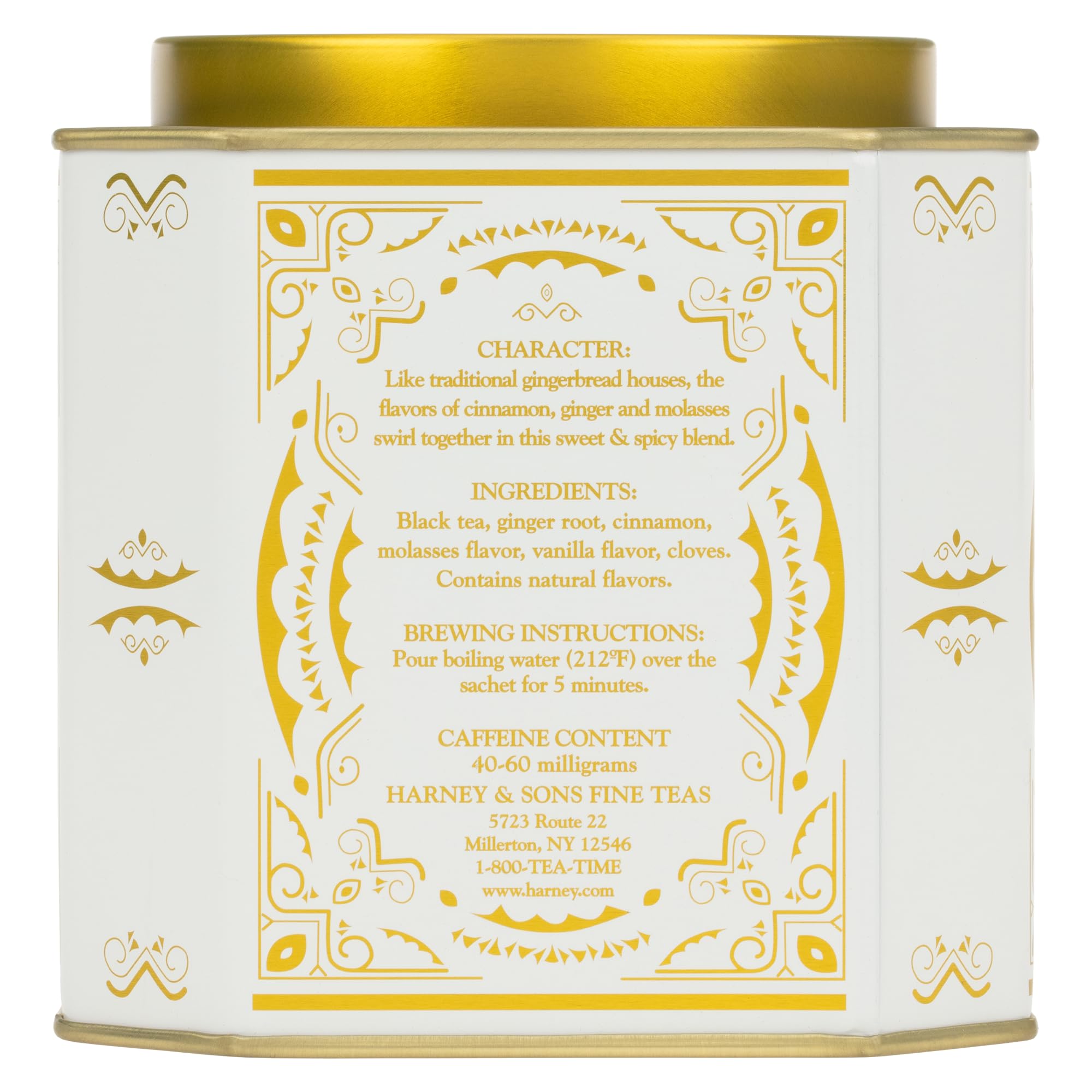 Harney & Sons Gingerbread Tea, 30 Sachets of Gingerbread Festival, a Black Tea with Ginger & Cinnamon - Image 3