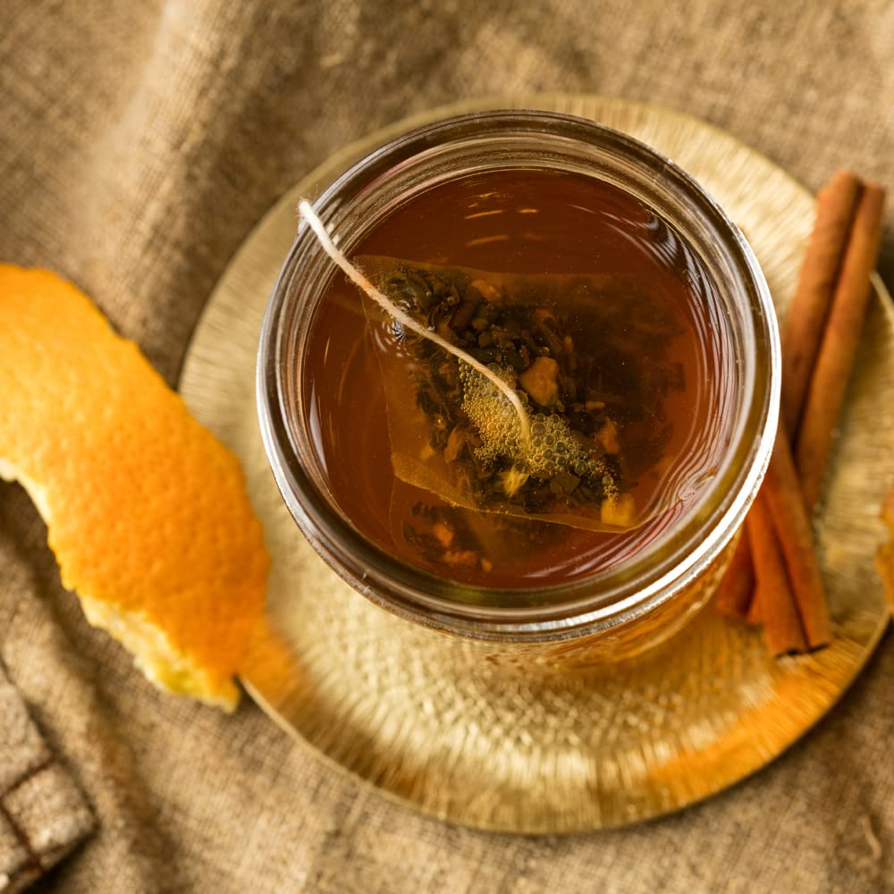 Harney & Sons Hot Cinnamon Spice Tea Tin - Black Tea with Orange & Sweet Clove - 2.67 Ounces, 30 Sachets - Image 8