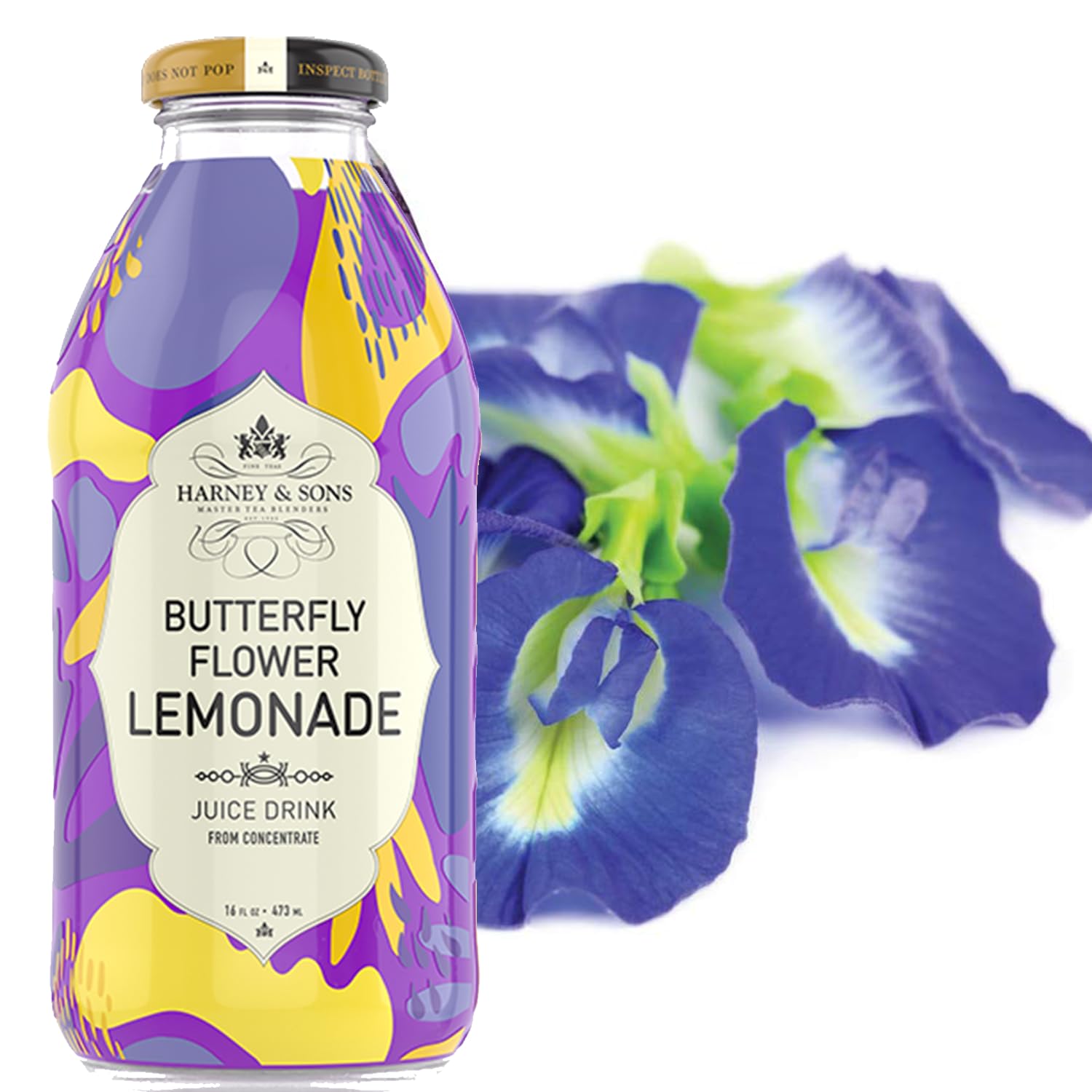 Harney & Sons Lemonade, Butterfly Flower, 16 Oz - Image 4