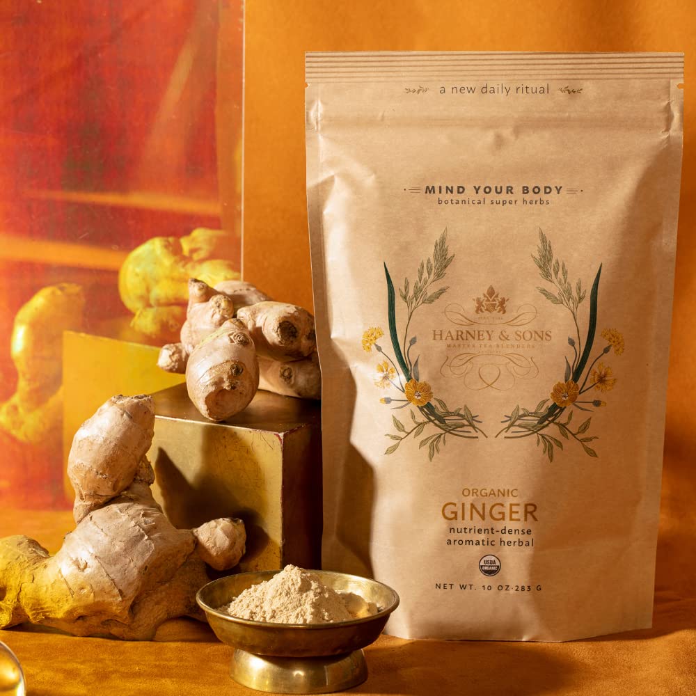 Harney & Sons Organic Ginger Powder, Wellness Collection, 10 oz Bag - Image 4