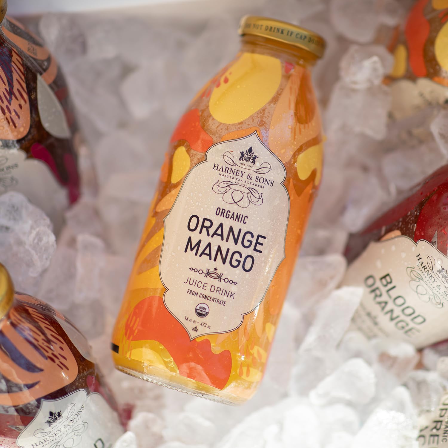 Harney & Sons Organic Orange Mango Juice Drink, Glass Bottles, 16 Fl Oz (Pack of 12) - Image 5