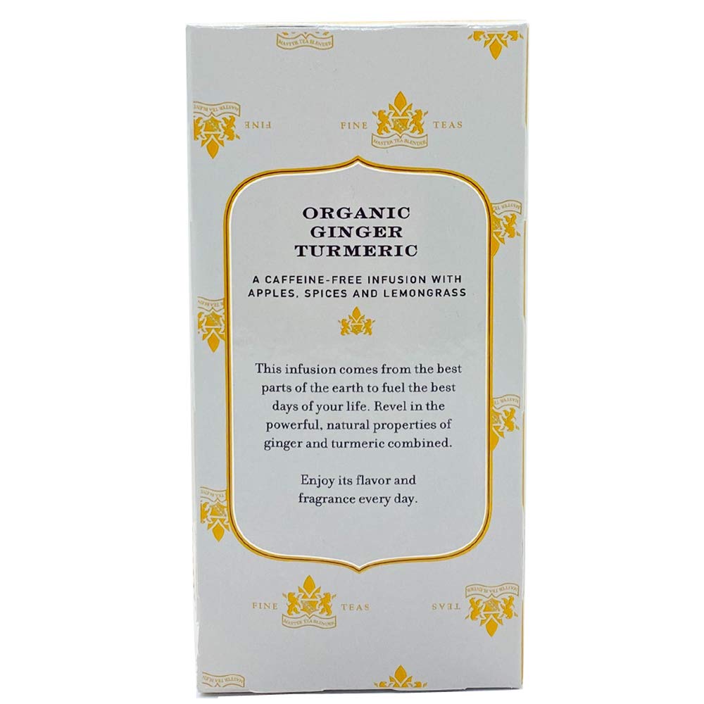 Harney & Sons Organic Tea Bags Ginger Turmeric, 20 Count - Image 3