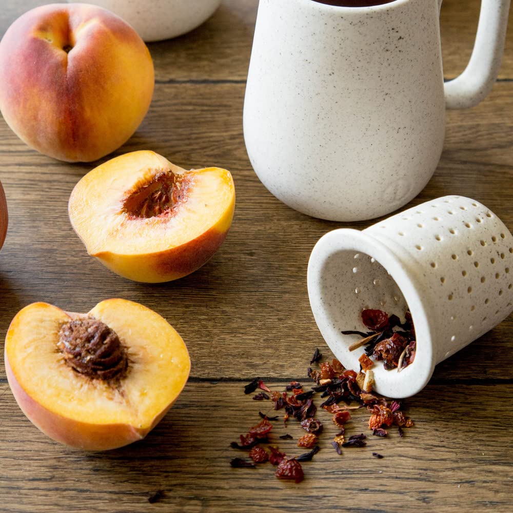 Harney & Sons Peach Fruit Tea | 4 ounce loose PeachFruit Tea - Image 4