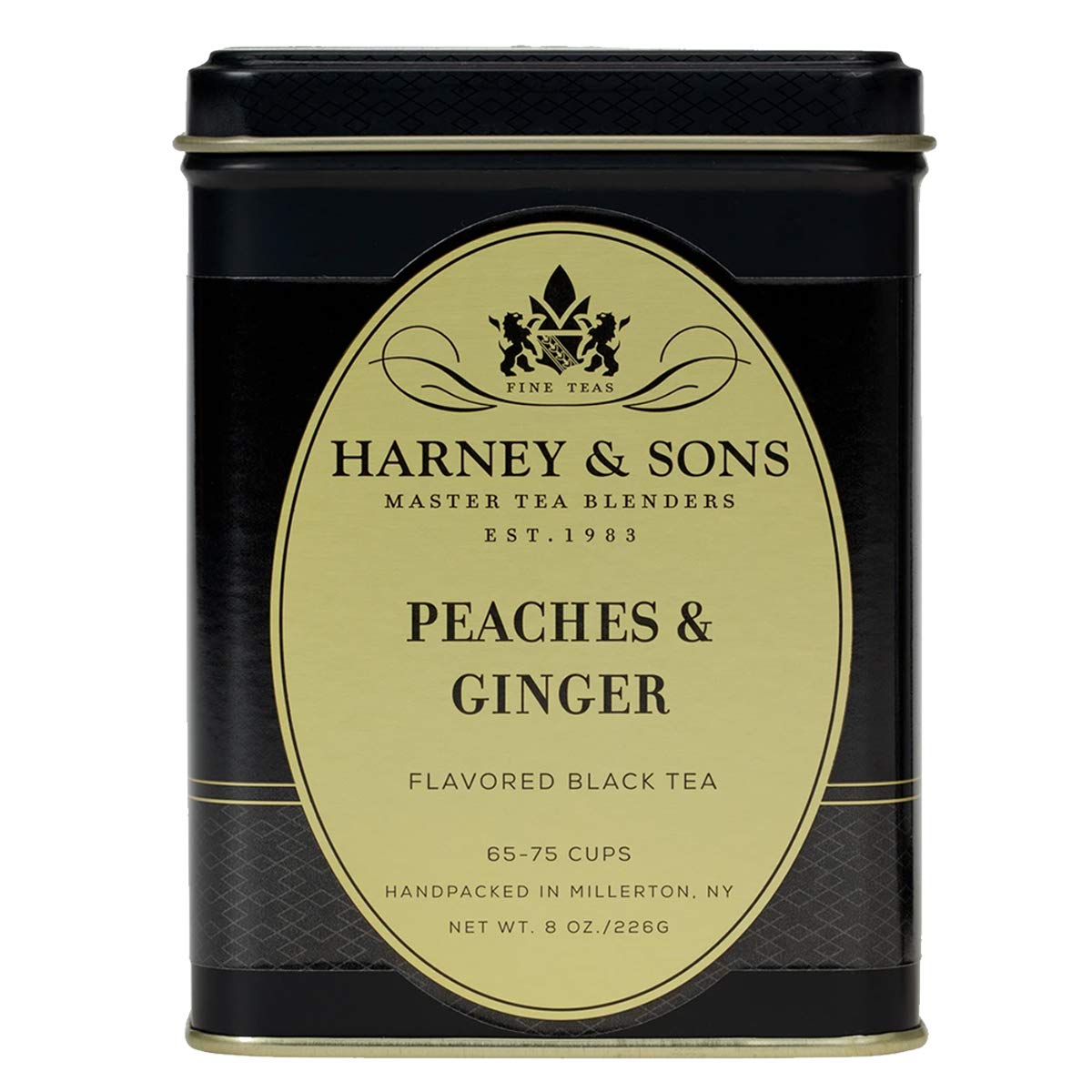 Harney & Sons Peaches & Ginger | 8oz Loose Leaf Black Tea w/ Ginger and Peach Flavors - Image 3
