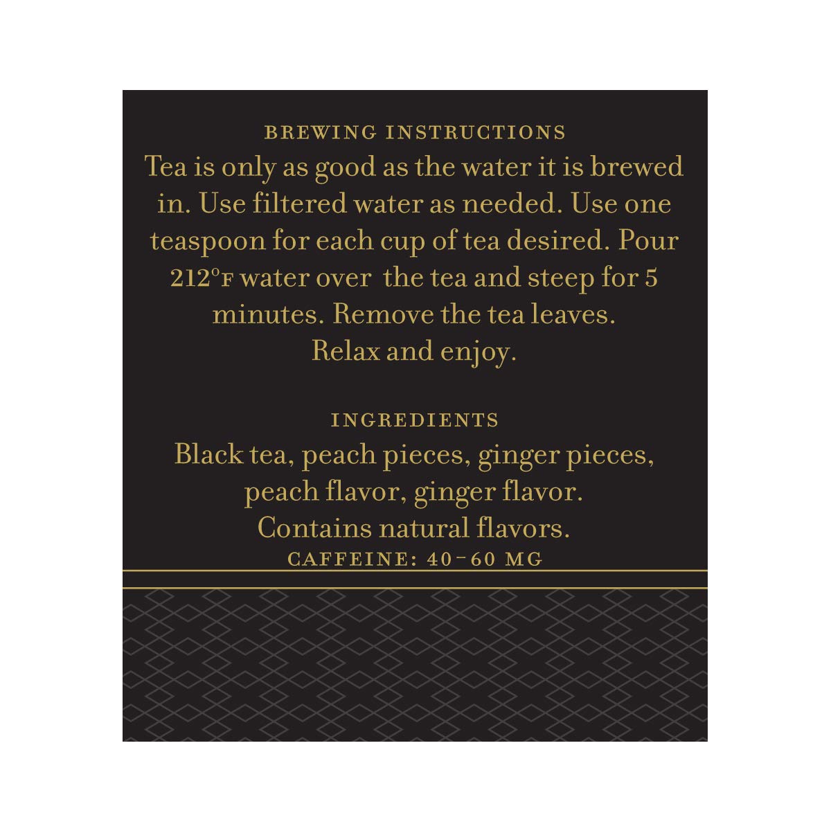 Harney & Sons Peaches & Ginger | 8oz Loose Leaf Black Tea w/ Ginger and Peach Flavors - Image 4