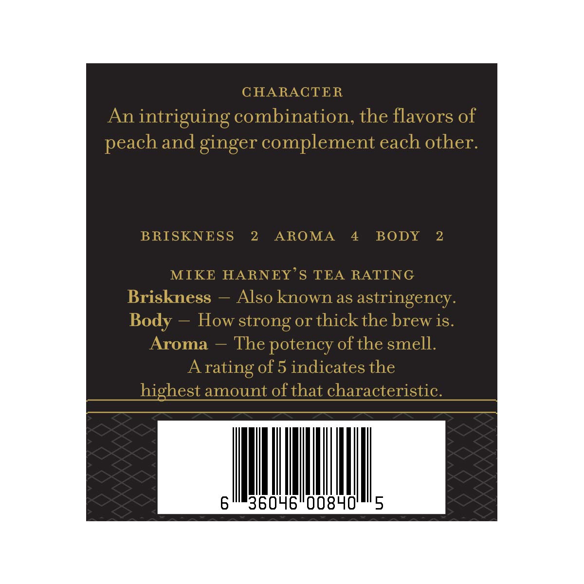 Harney & Sons Peaches & Ginger | 8oz Loose Leaf Black Tea w/ Ginger and Peach Flavors - Image 5