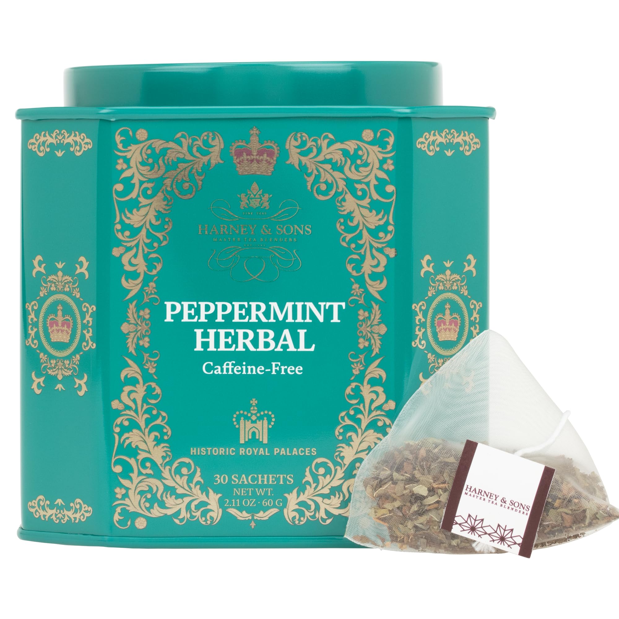 Harney & Sons Peppermint Herbal Tea in Sachets, Caffeine-Free Herbal, 30 Sachets - Image 4