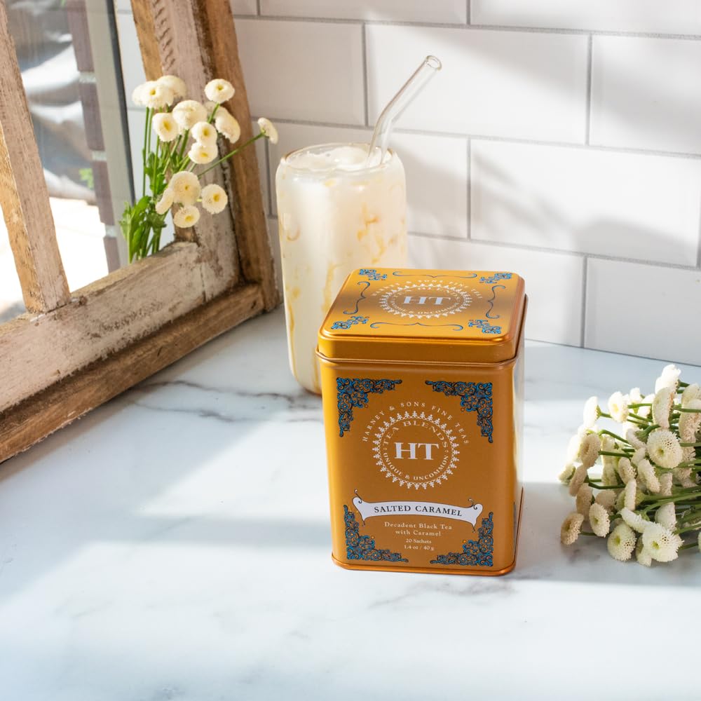 Harney & Sons Salted Caramel Tea, 20 count sachet tin - Image 6