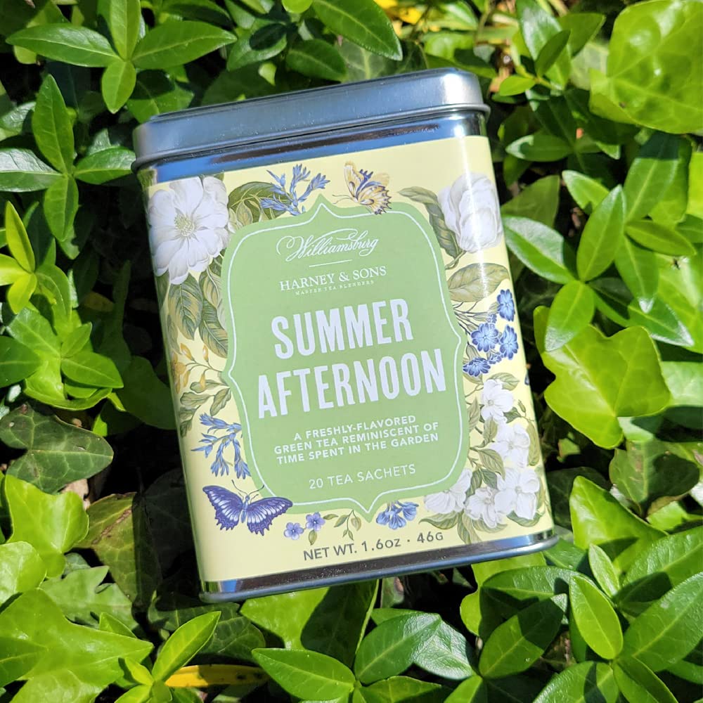 Harney & Sons Summer Afternoon Colonial Williamsburg Blend | Green Tea with Floral and Fruit Flavors - Image 3