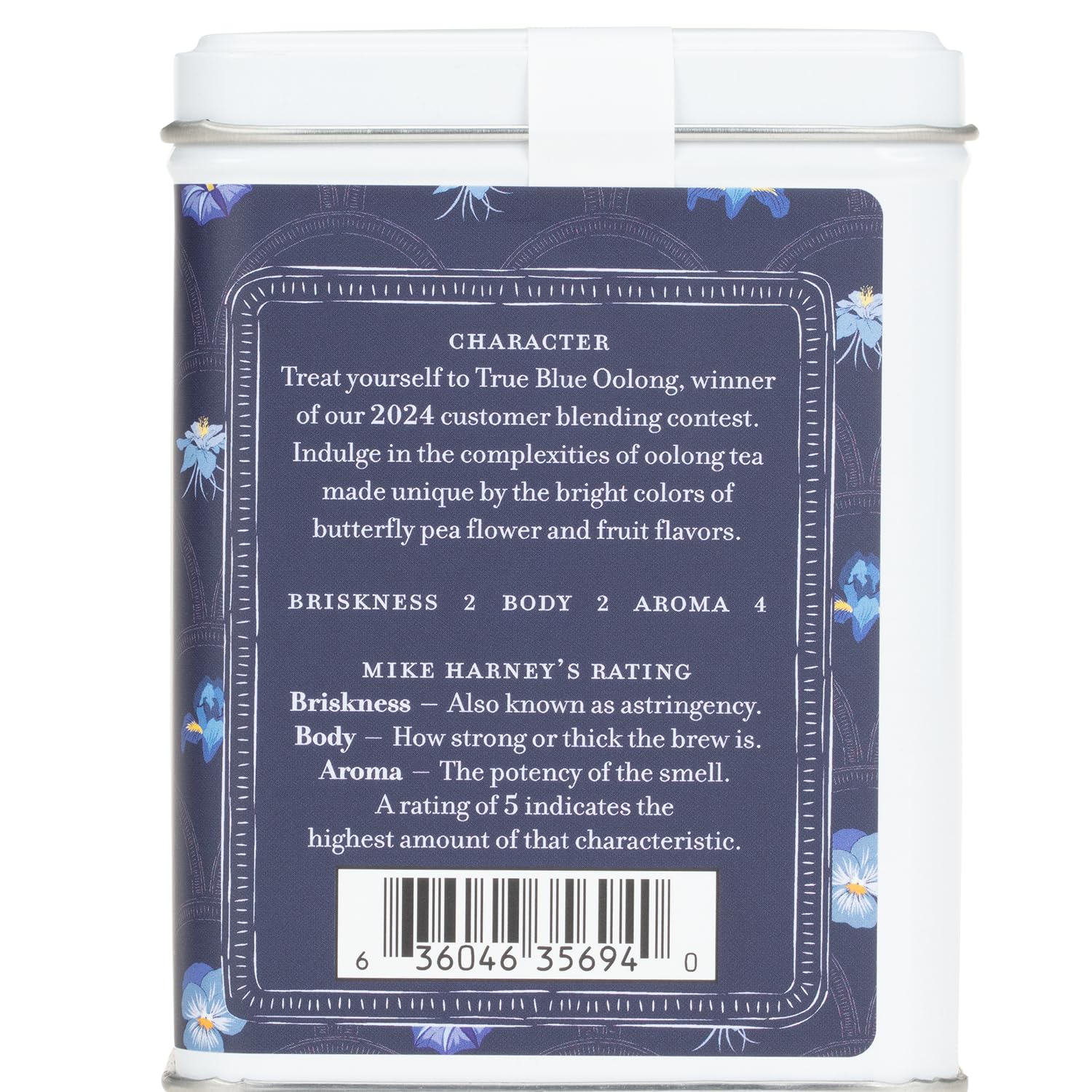 Harney & Sons True Blue Oolong, Tin of 20 sachets - Image 3