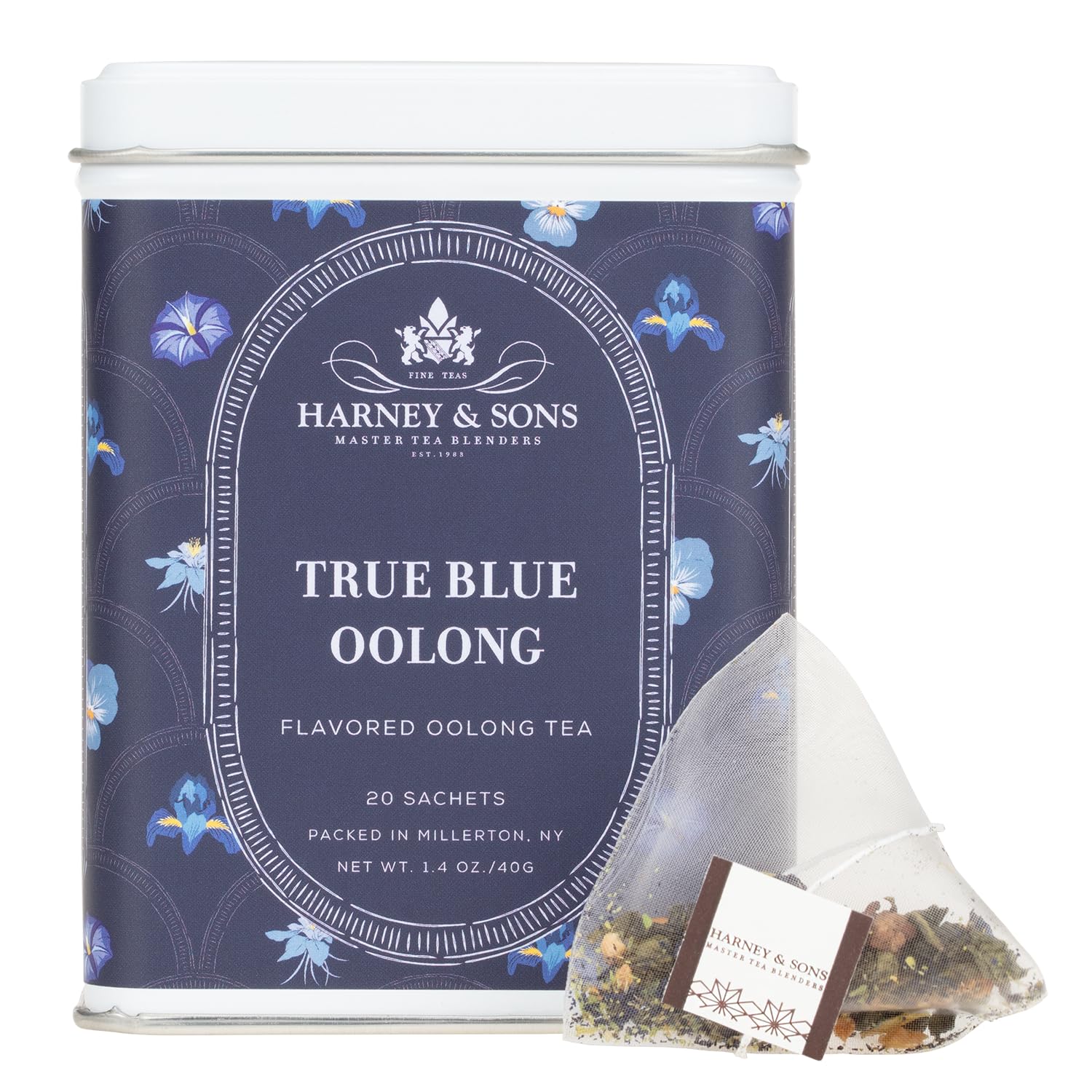 Harney & Sons True Blue Oolong, Tin of 20 sachets - Image 4