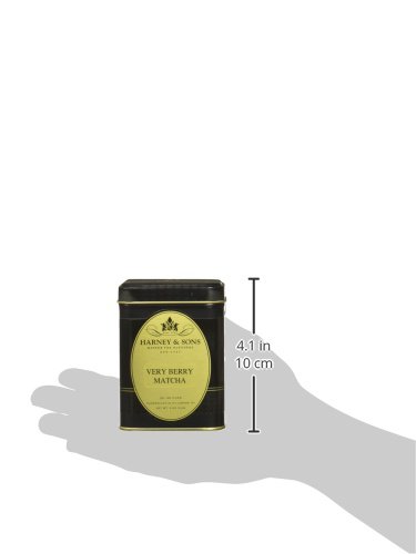 Harney & Sons Very Berry Matcha Tea | Berry Flavored, 4 oz Tin - Image 8